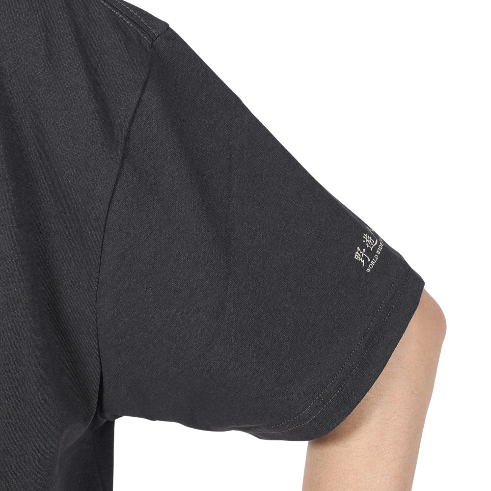 クリフメイヤー（KRIFF MAYER）（メンズ）接触冷感 吸水速乾 半袖Tシャツ ウェットプロテクトTシャツ ランプ 2247803-17:CHARCOAL チャコールグレー
