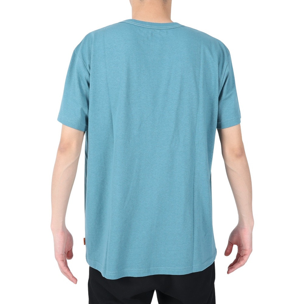 クリフメイヤー（KRIFF MAYER）（メンズ）接触冷感 吸水速乾 半袖Tシャツ ウェットプロテクトTシャツ ランプ 2247803-74:BLUE ブルー