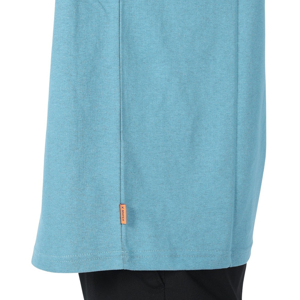 クリフメイヤー（KRIFF MAYER）（メンズ）接触冷感 吸水速乾 半袖Tシャツ ウェットプロテクトTシャツ ランプ 2247803-74:BLUE ブルー