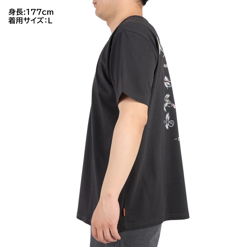 クリフメイヤー（KRIFF MAYER）（メンズ）接触冷感 吸水速乾 半袖Tシャツ ウェットプロテクト半袖Tシャツ フライ 2247804-17:CHARCOAL チャコールグレー
