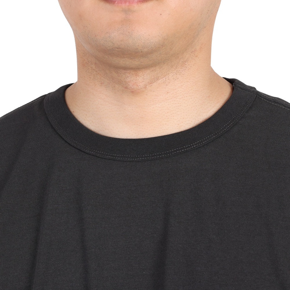 クリフメイヤー（KRIFF MAYER）（メンズ）接触冷感 吸水速乾 半袖Tシャツ ウェットプロテクト半袖Tシャツ フライ 2247804-17:CHARCOAL チャコールグレー