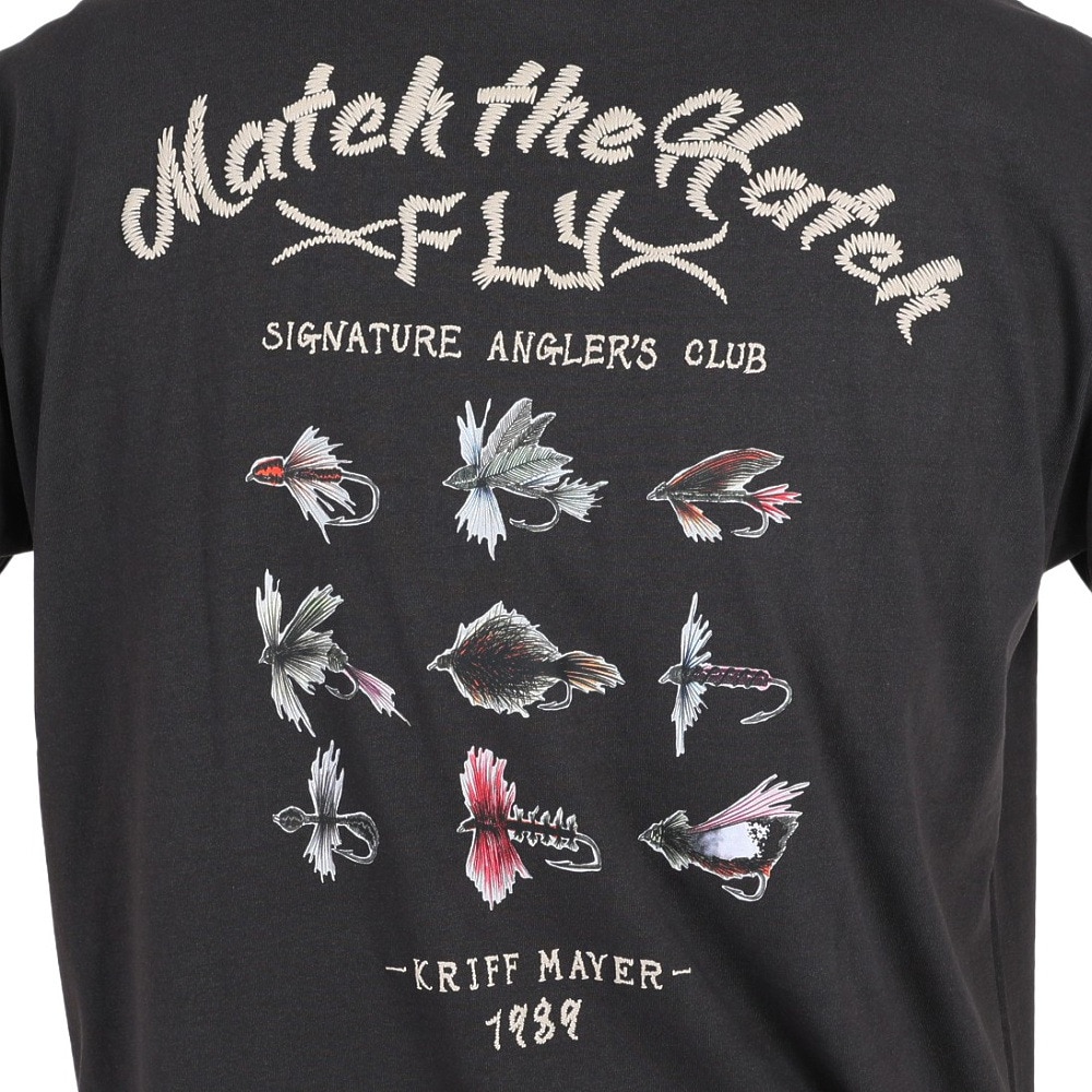 クリフメイヤー（KRIFF MAYER）（メンズ）接触冷感 吸水速乾 半袖Tシャツ ウェットプロテクト半袖Tシャツ フライ 2247804-17:CHARCOAL チャコールグレー
