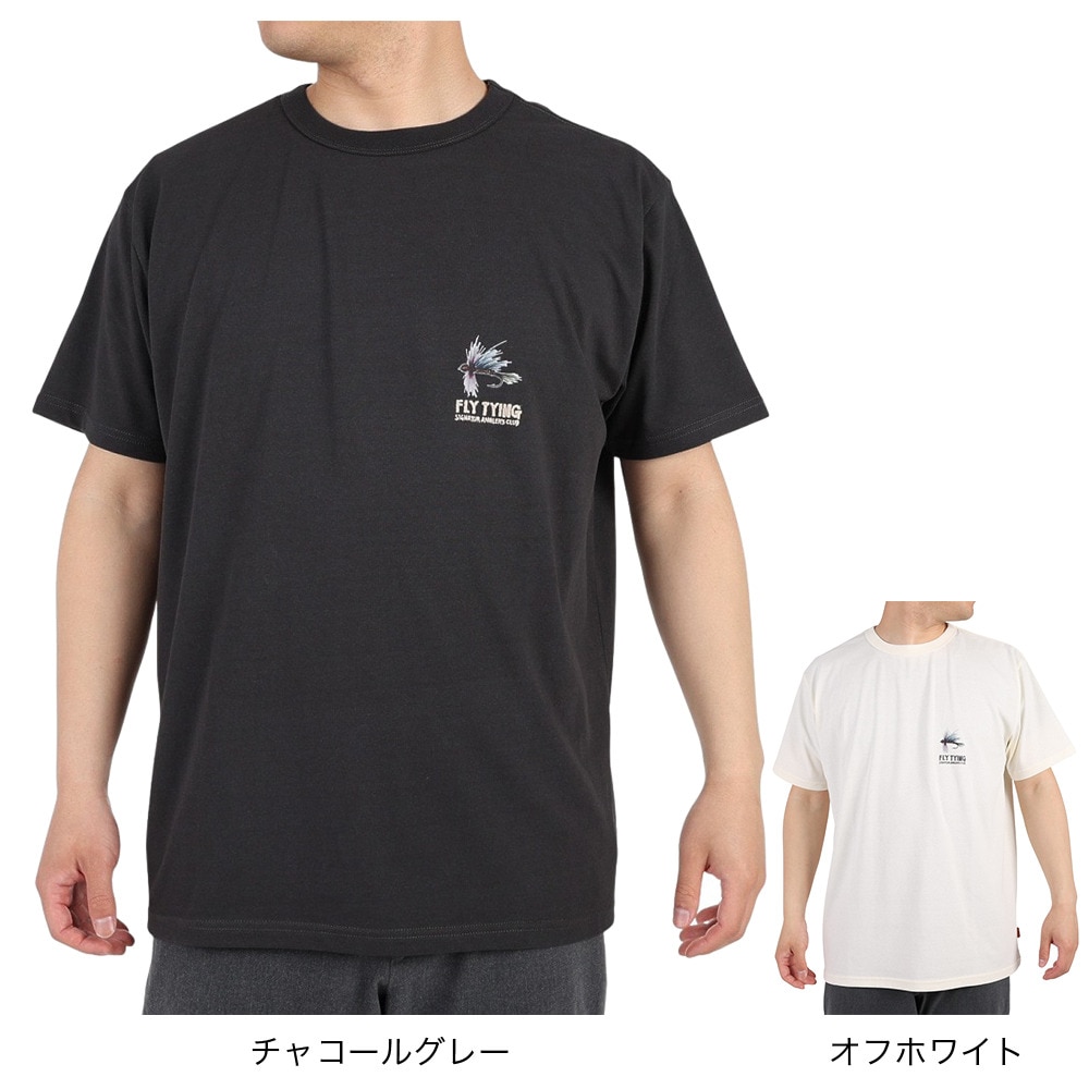 クリフメイヤー（KRIFF MAYER）（メンズ）接触冷感 吸水速乾 半袖Tシャツ ウェットプロテクト半袖Tシャツ フライ 2247804-5:OFF オフホワイト