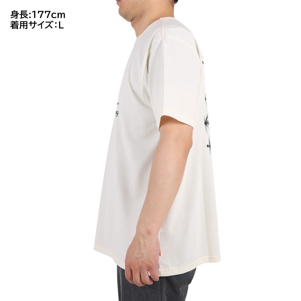 クリフメイヤー（KRIFF MAYER）（メンズ）接触冷感 吸水速乾 半袖Tシャツ ウェットプロテクト半袖Tシャツ フライ 2247804-5:OFF オフホワイト