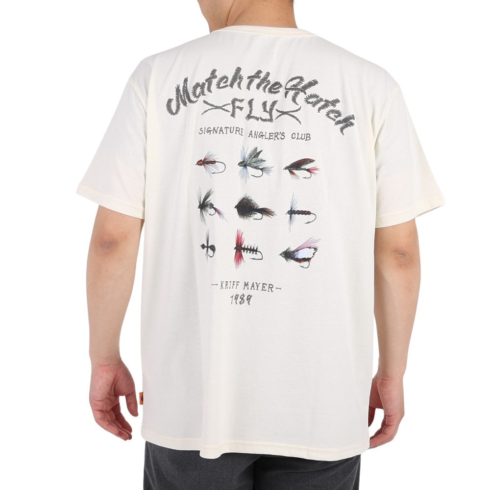 クリフメイヤー（KRIFF MAYER）（メンズ）接触冷感 吸水速乾 半袖Tシャツ ウェットプロテクト半袖Tシャツ フライ 2247804-5:OFF オフホワイト