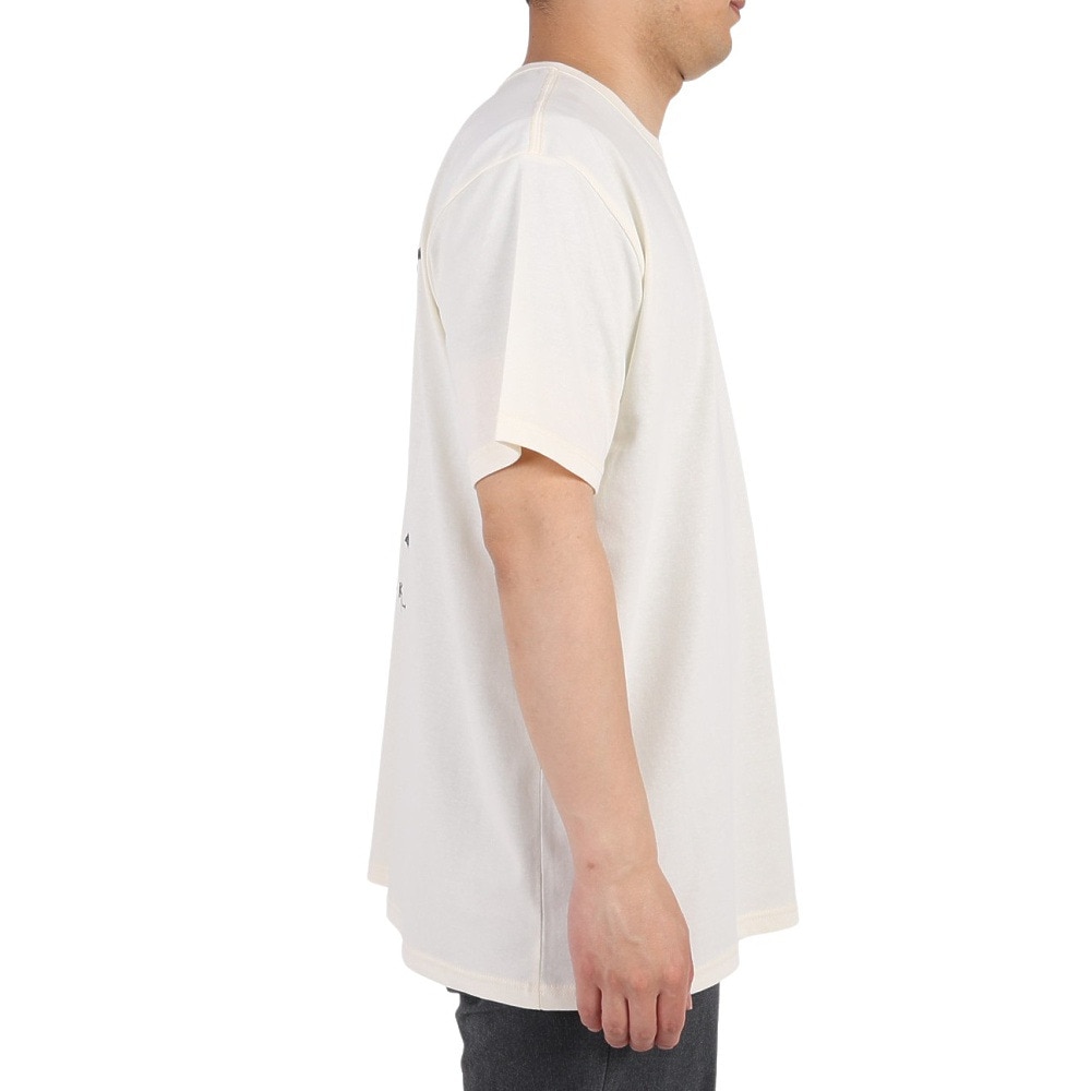 クリフメイヤー（KRIFF MAYER）（メンズ）接触冷感 吸水速乾 半袖Tシャツ ウェットプロテクト半袖Tシャツ フライ 2247804-5:OFF オフホワイト