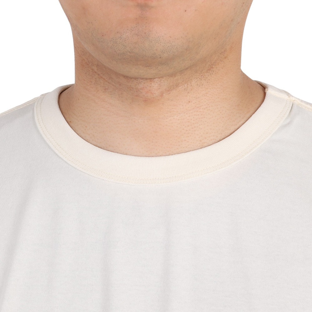 クリフメイヤー（KRIFF MAYER）（メンズ）接触冷感 吸水速乾 半袖Tシャツ ウェットプロテクト半袖Tシャツ フライ 2247804-5:OFF オフホワイト