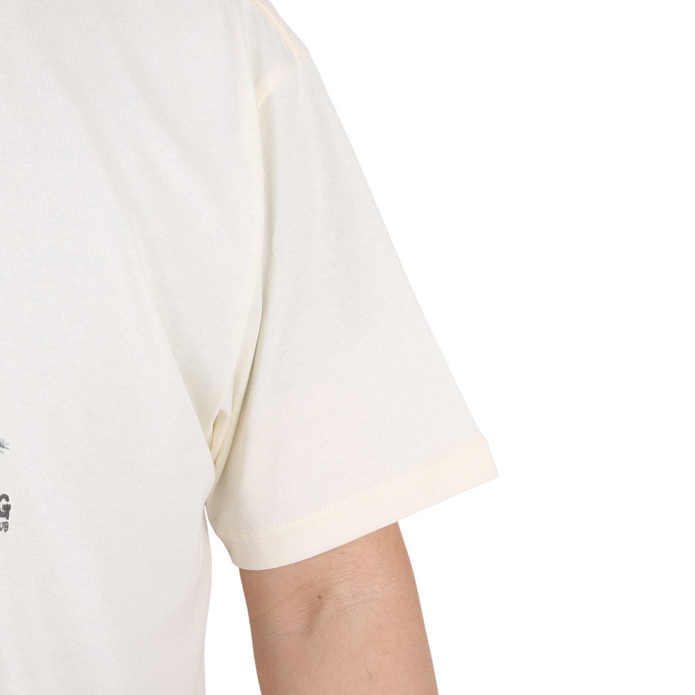 クリフメイヤー（KRIFF MAYER）（メンズ）接触冷感 吸水速乾 半袖Tシャツ ウェットプロテクト半袖Tシャツ フライ 2247804-5:OFF オフホワイト