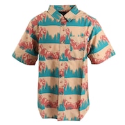 カブー（KAVU）（メンズ）カジュアルシャツ TheJam Scenic 半袖シャツ 19810874 SDW オレンジ