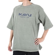 カブー（KAVU）（メンズ）半袖Tシャツ ヘビーウェイト Tシャツ 19821807 GRN グリーン
