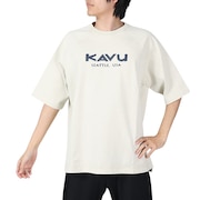 カブー（KAVU）（メンズ）半袖Tシャツ ヘビーウェイト Tシャツ 19821807 NTL キナリ