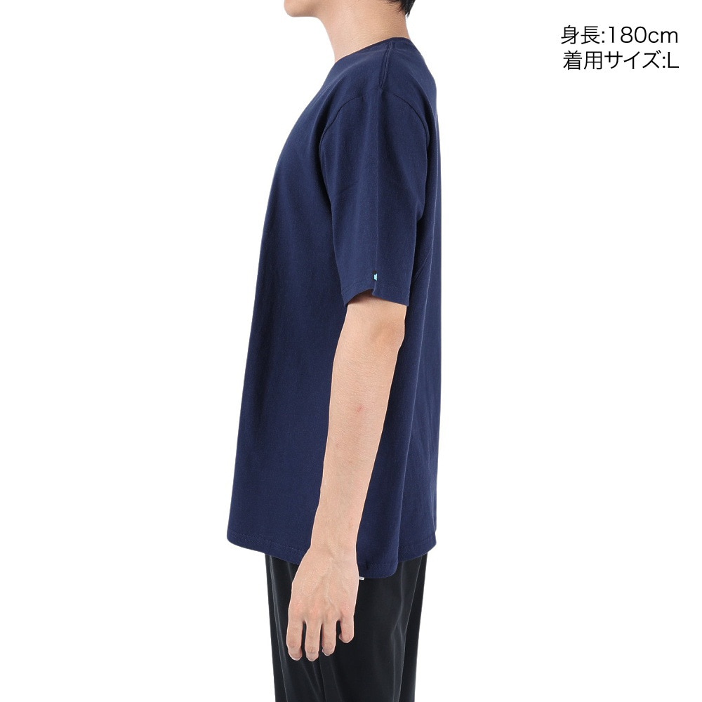 カブー（KAVU）（メンズ）半袖Tシャツ アップル Tシャツ 19821824 NVY ネイビー