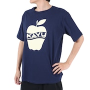 カブー（KAVU）（メンズ）半袖Tシャツ アップル Tシャツ 19821824 NVY ネイビー