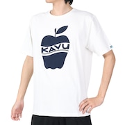 カブー（KAVU）（メンズ）半袖Tシャツ アップル Tシャツ 19821824 WHT ホワイト
