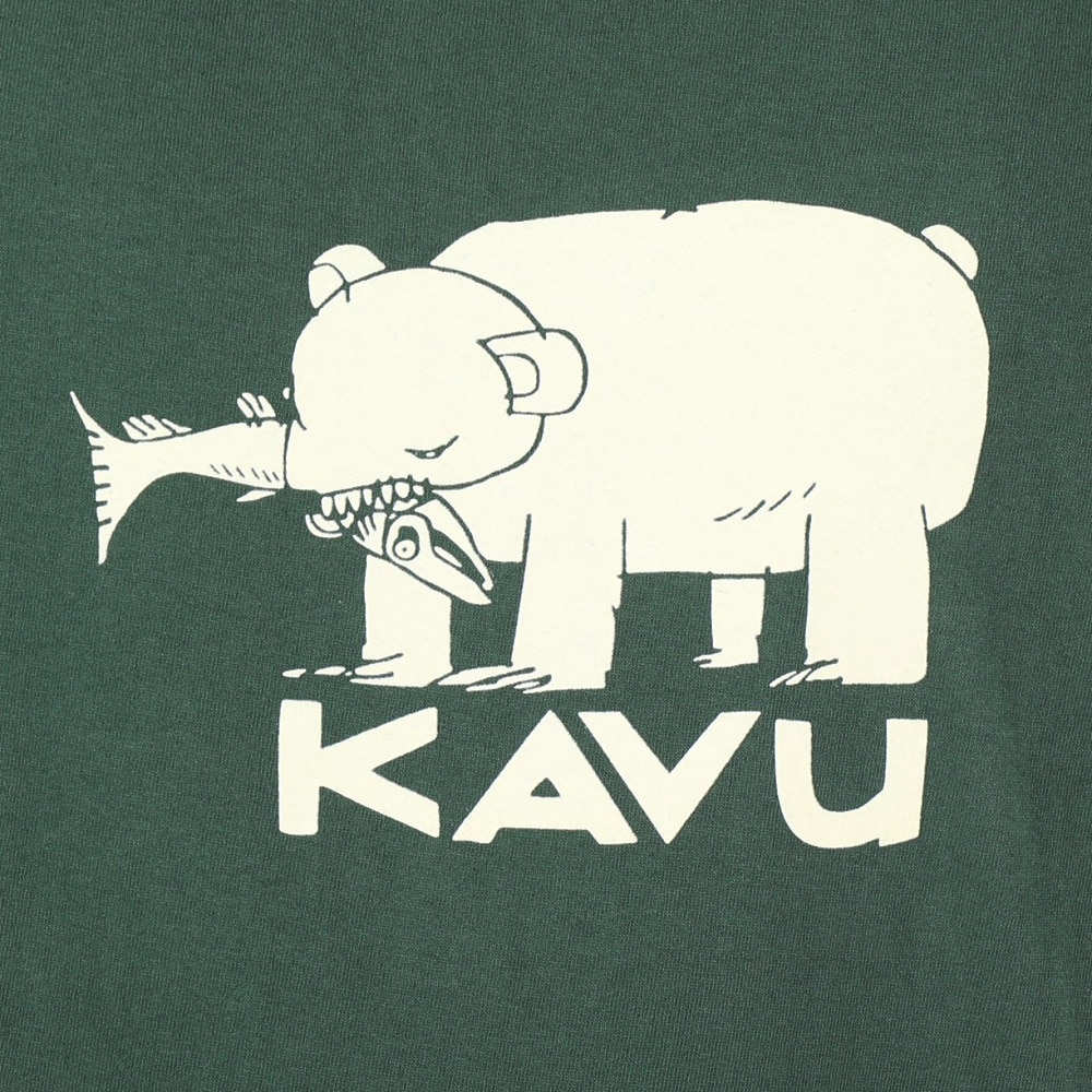 カブー（KAVU）（メンズ）半袖Tシャツ ハイベア Tシャツ 19821828 GRN グリーン