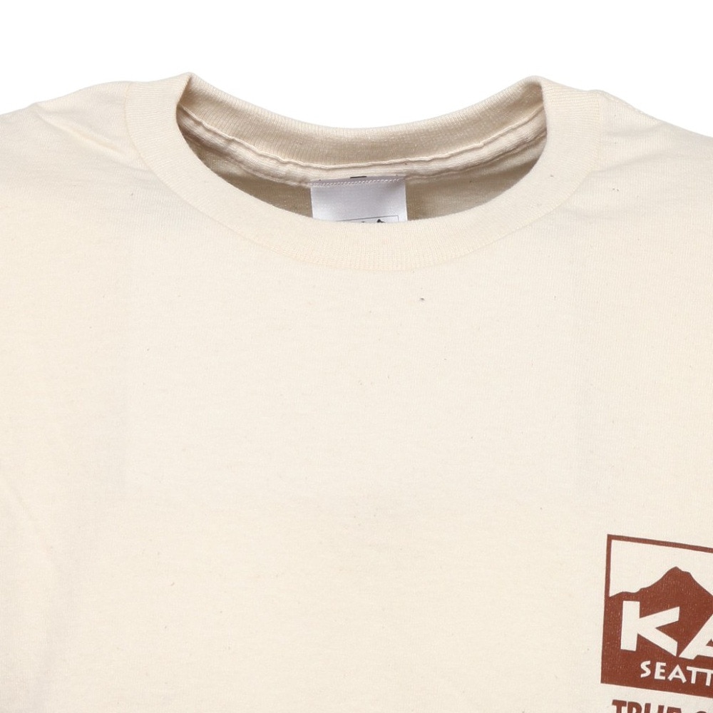 カブー（KAVU）（メンズ）半袖Tシャツ トゥルーロゴ Tシャツ 19821842 NTL キナリ