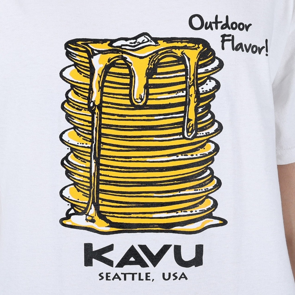 カブー（KAVU）（メンズ）半袖Tシャツ パンケーキ Tシャツ 19821856 WHT ホワイト
