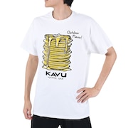 カブー（KAVU）（メンズ）半袖Tシャツ パンケーキ Tシャツ 19821856 WHT ホワイト