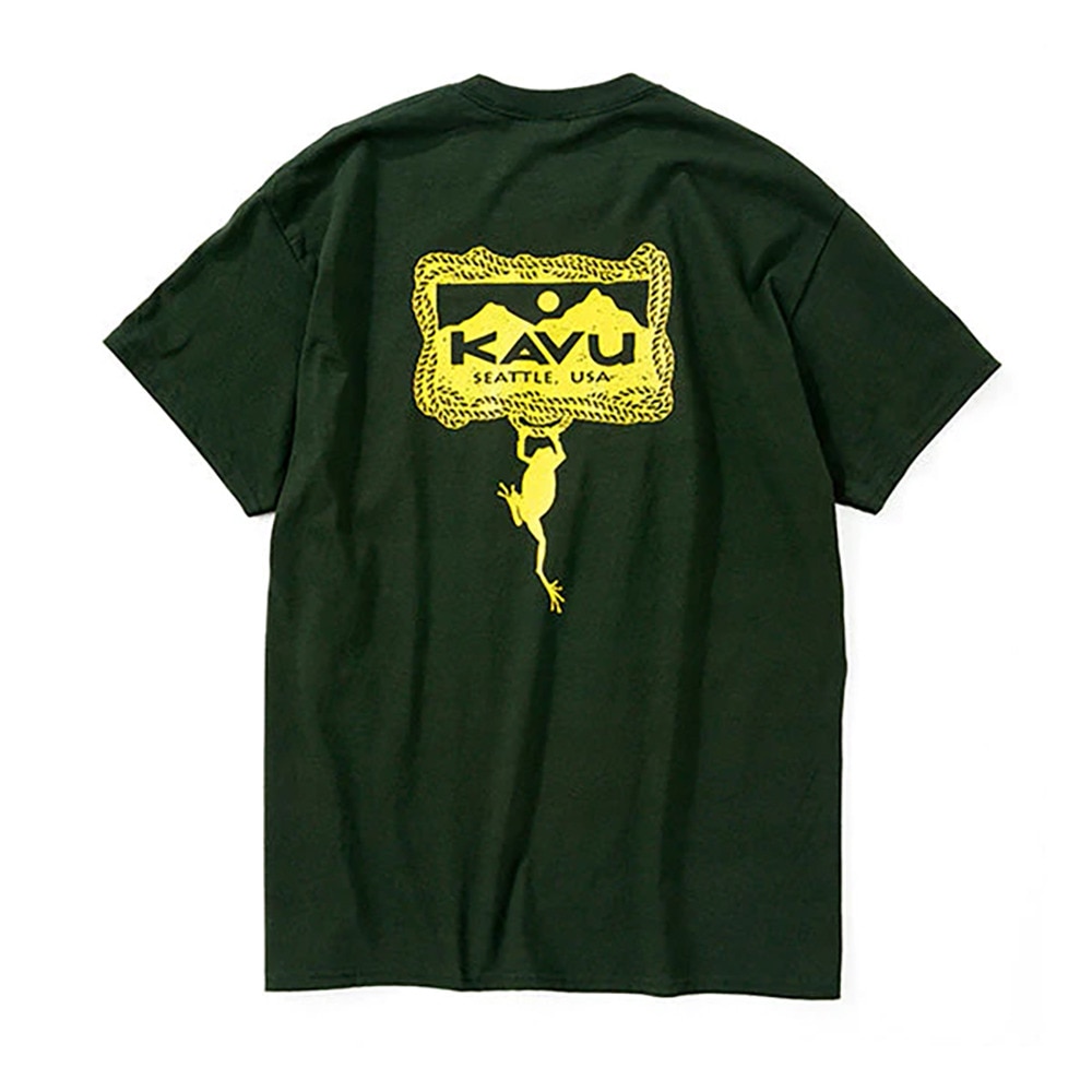 カブー（KAVU）（メンズ）半袖Tシャツ フロッグ Tシャツ 19821860 FST グリーン
