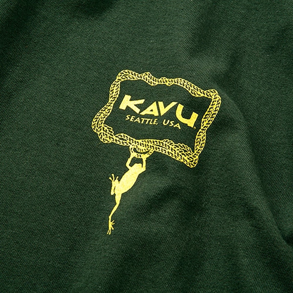カブー（KAVU）（メンズ）半袖Tシャツ フロッグ Tシャツ 19821860 FST グリーン