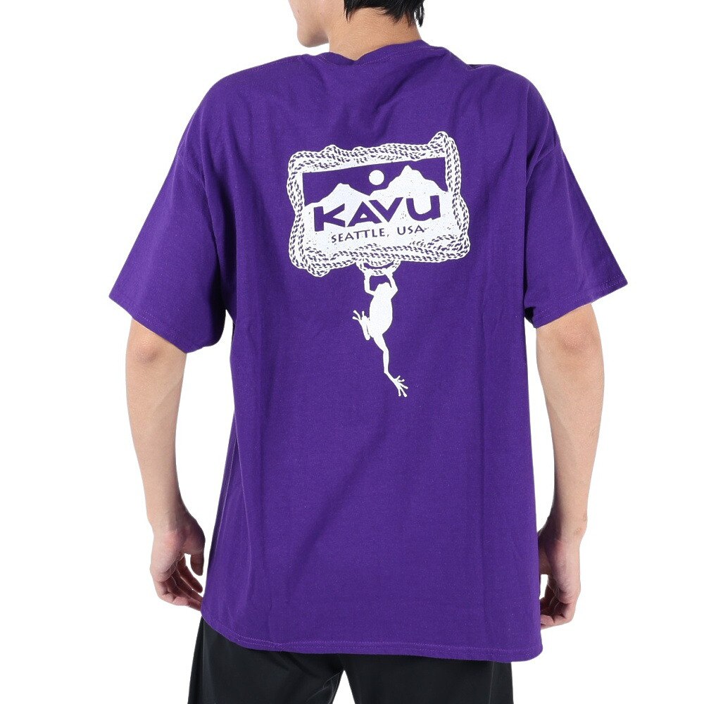 カブー（KAVU）（メンズ）半袖Tシャツ フロッグTシャツ 19821860 PPL パープル