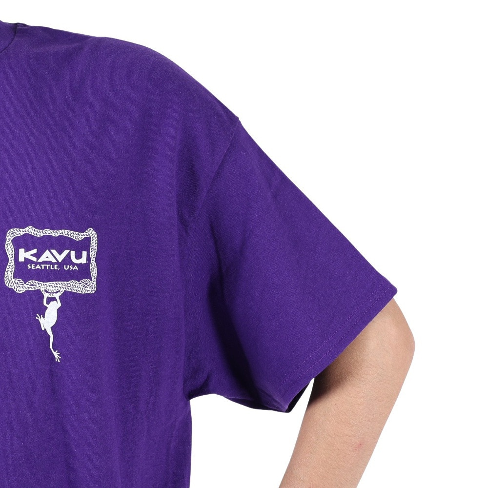 カブー（KAVU）（メンズ）半袖Tシャツ フロッグTシャツ 19821860 PPL パープル