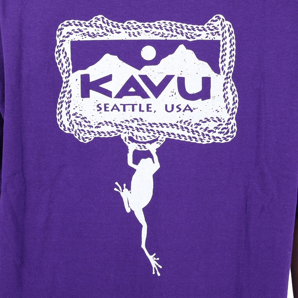 カブー（KAVU）（メンズ）半袖Tシャツ フロッグTシャツ 19821860 PPL パープル