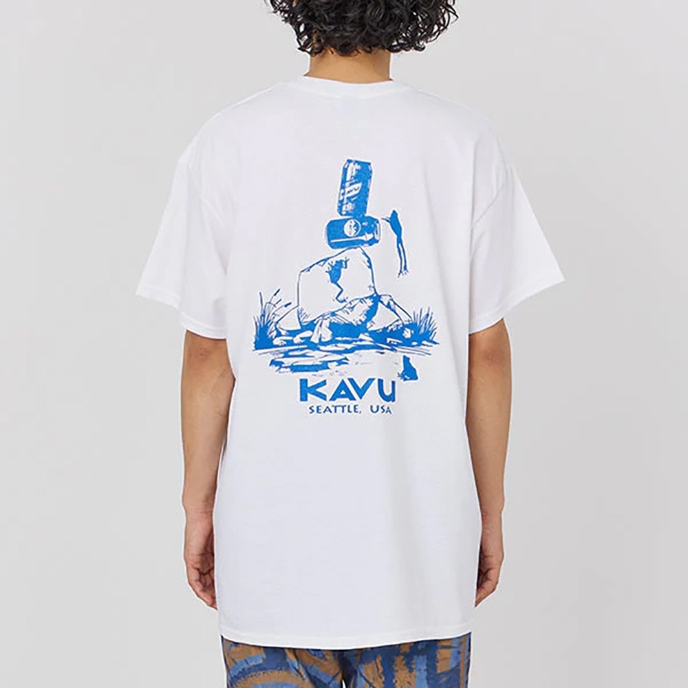 カブー（KAVU）（メンズ）半袖Tシャツ フロッグ2 Tシャツ 19821861 WHT ホワイト