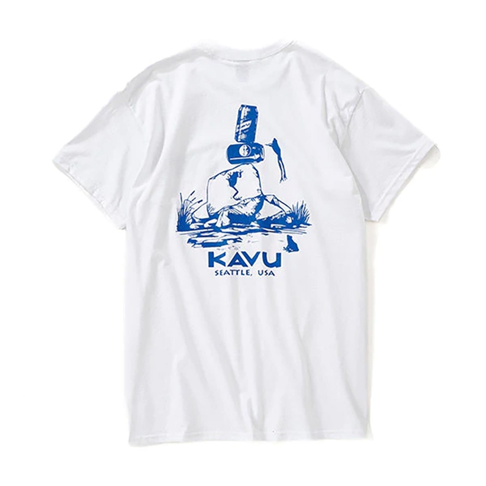 カブー（KAVU）（メンズ）半袖Tシャツ フロッグ2 Tシャツ 19821861 WHT ホワイト