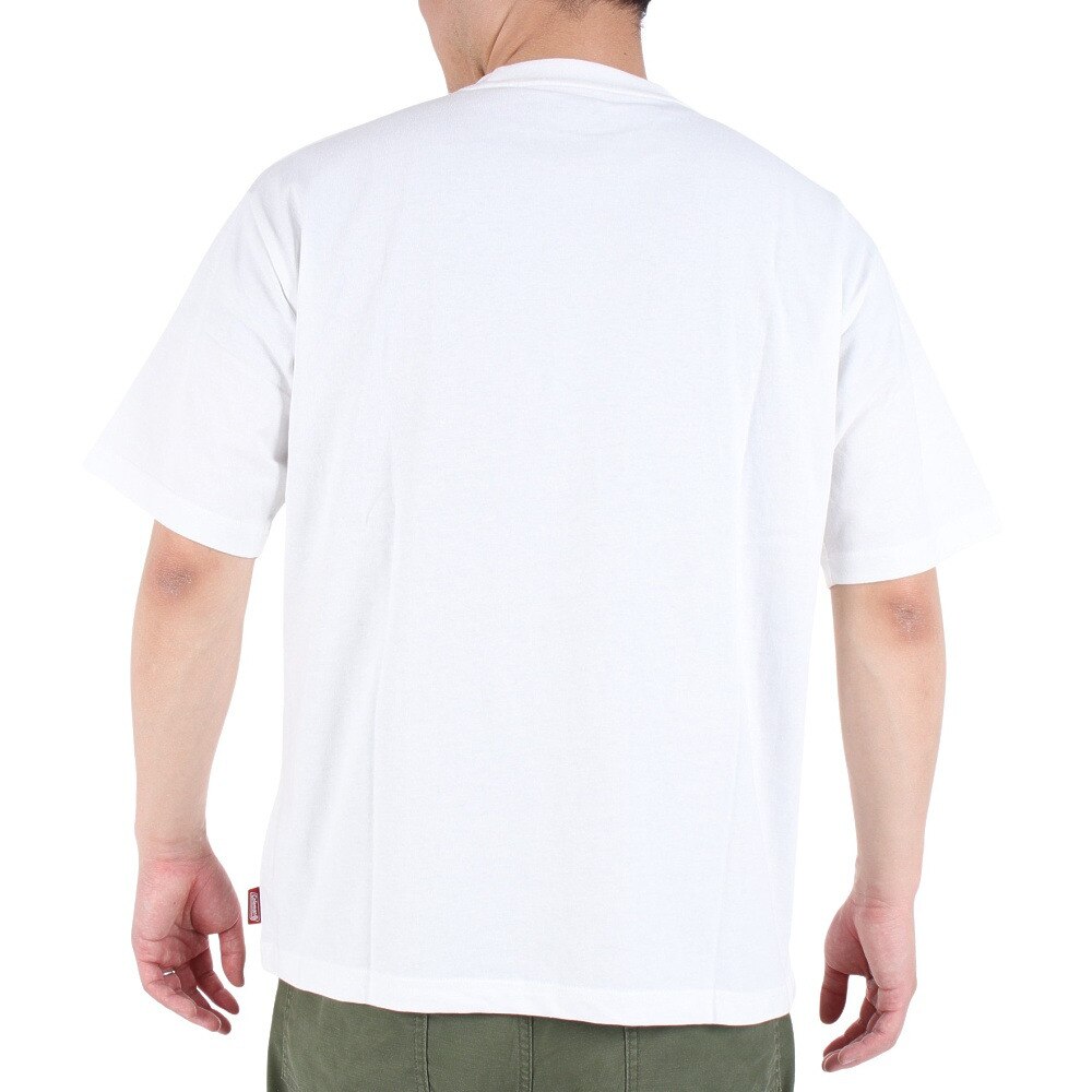 コールマン（Coleman）（メンズ）半袖Tシャツ 無地 ポケットTシャツ X5330A WHT ホワイト