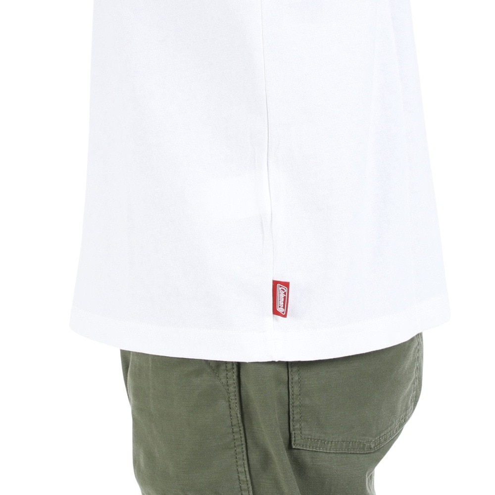 コールマン（Coleman）（メンズ）半袖Tシャツ 無地 ポケットTシャツ X5330A WHT ホワイト