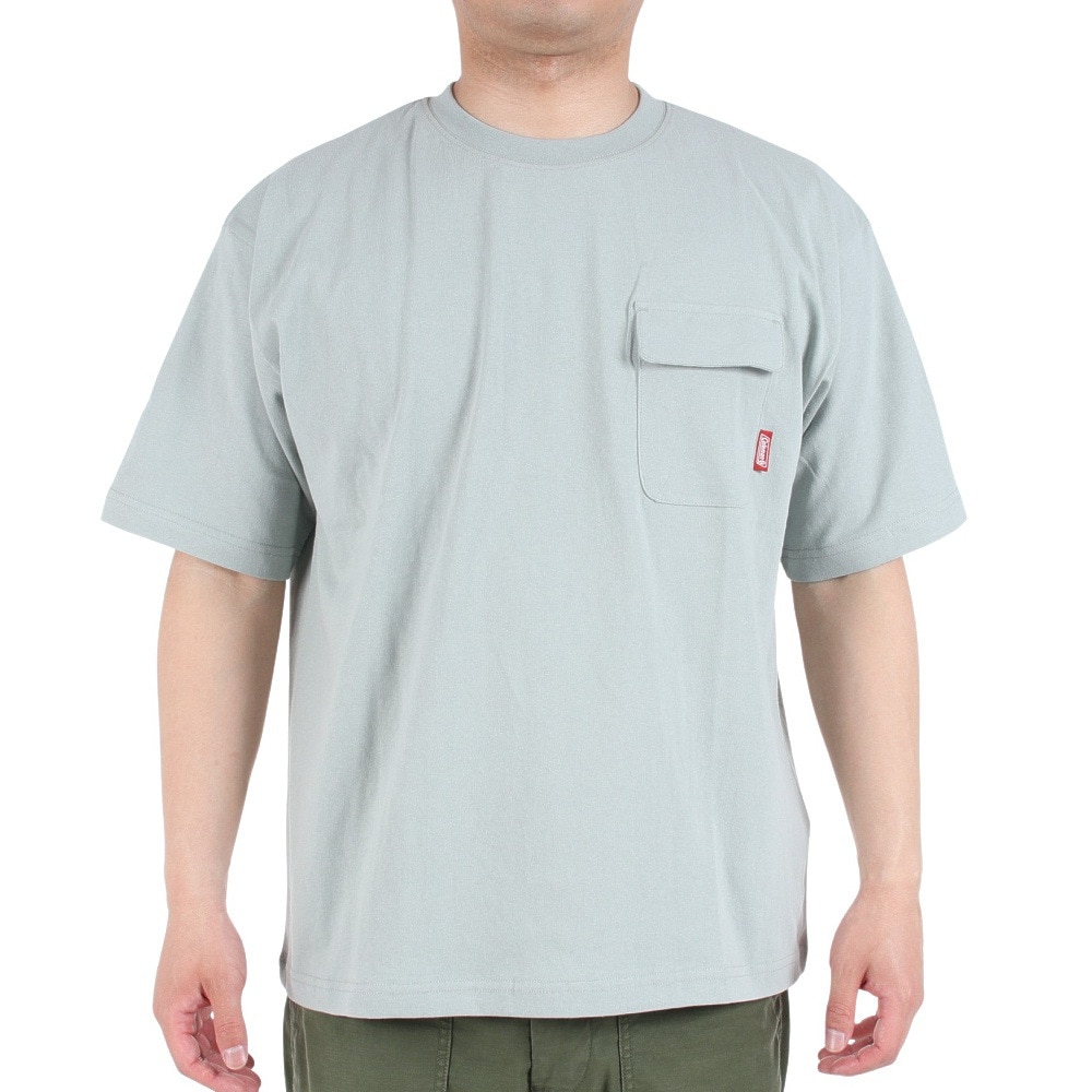 コールマン（Coleman）（メンズ）半袖Tシャツ マウンテンTシャツ X5338A TCS ターコイズ