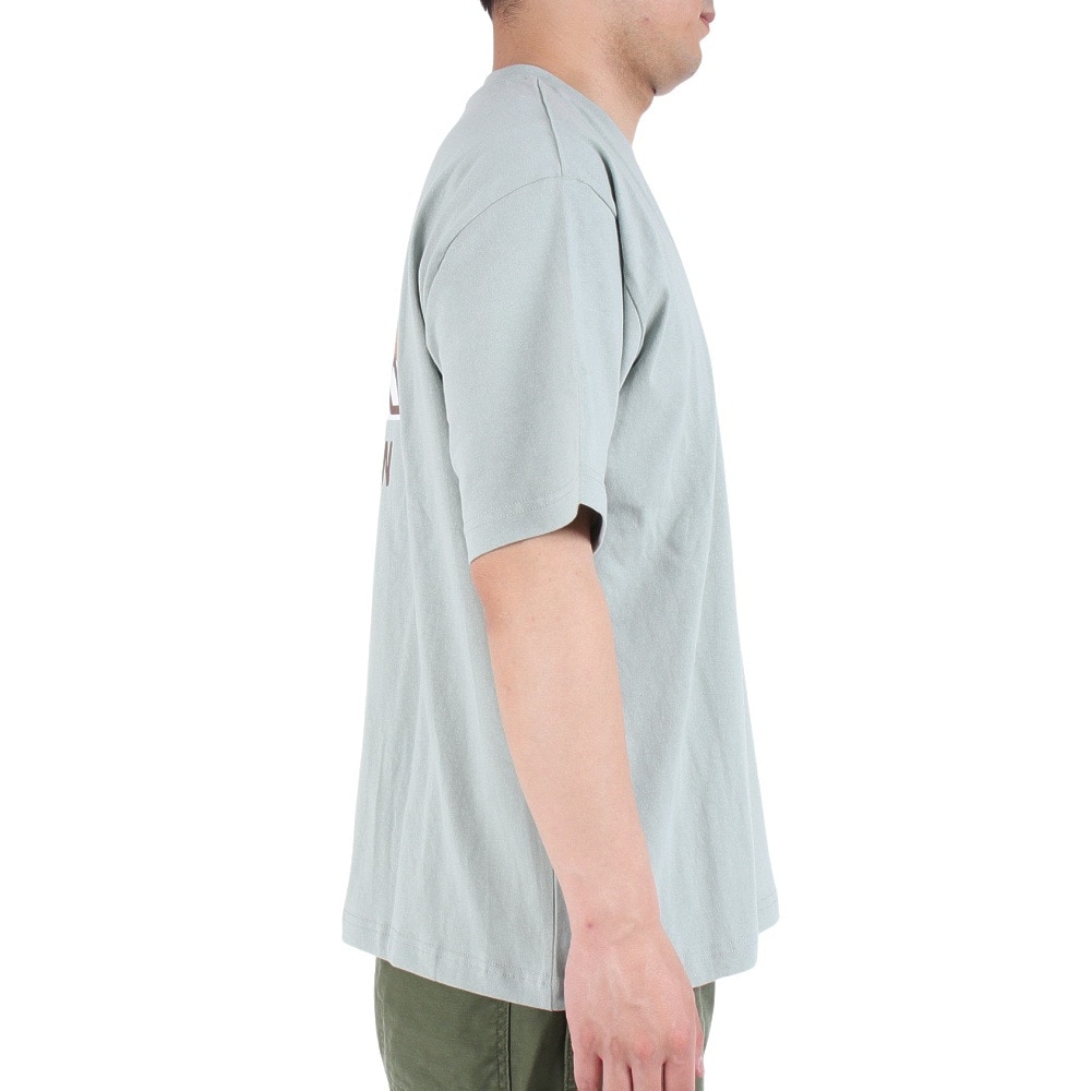 コールマン（Coleman）（メンズ）バックプリント 半袖Tシャツ マウンテンTシャツ X5338A TCS ターコイズ 綿100％