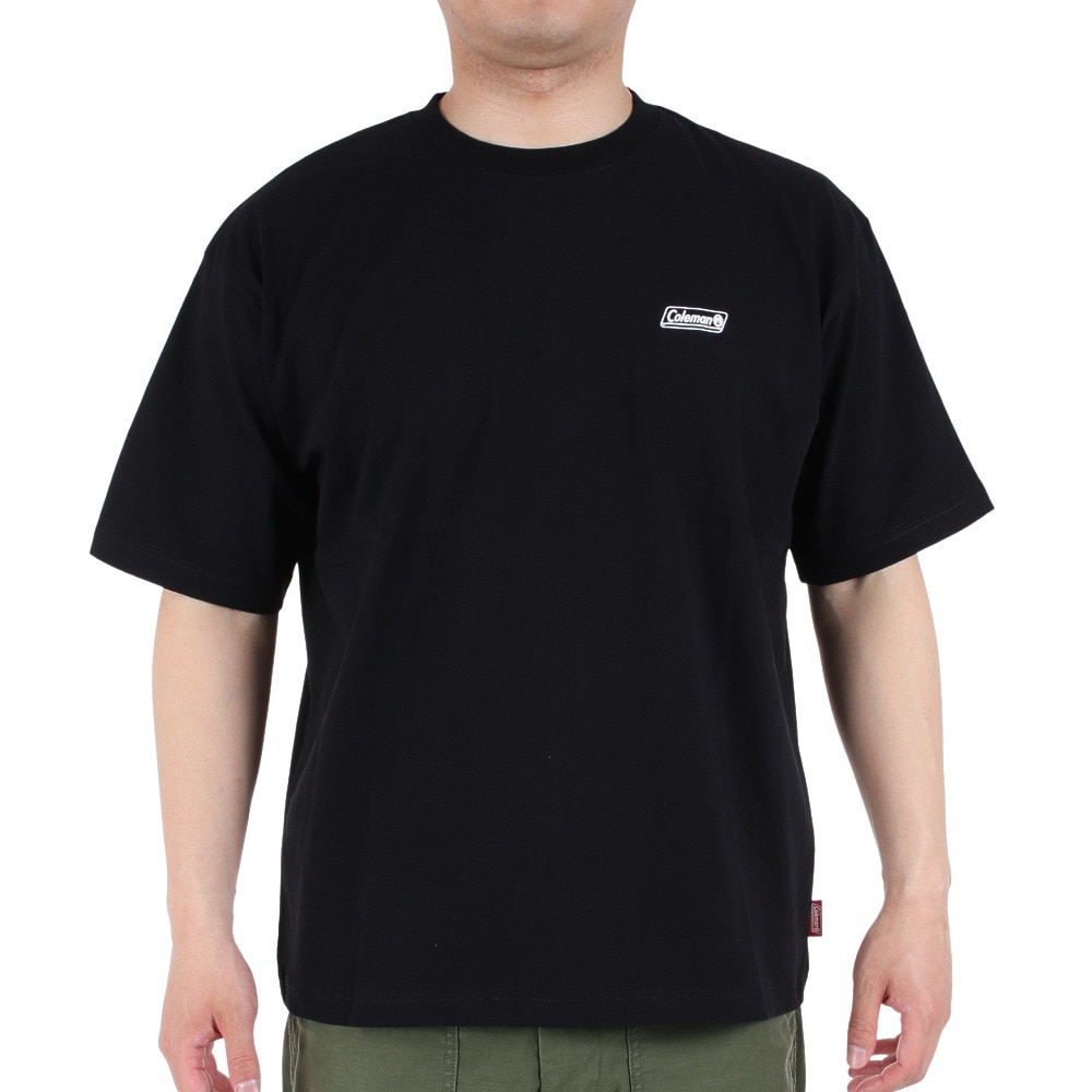コールマン（Coleman）（メンズ）半袖Tシャツ ランタンプリントTシャツ X5339A BLK ブラック