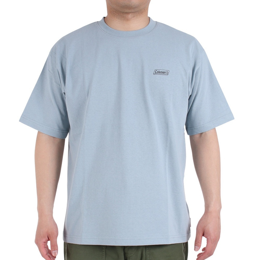 コールマン（Coleman）（メンズ）半袖Tシャツ ランタンプリントTシャツ X5339A SAX サックス