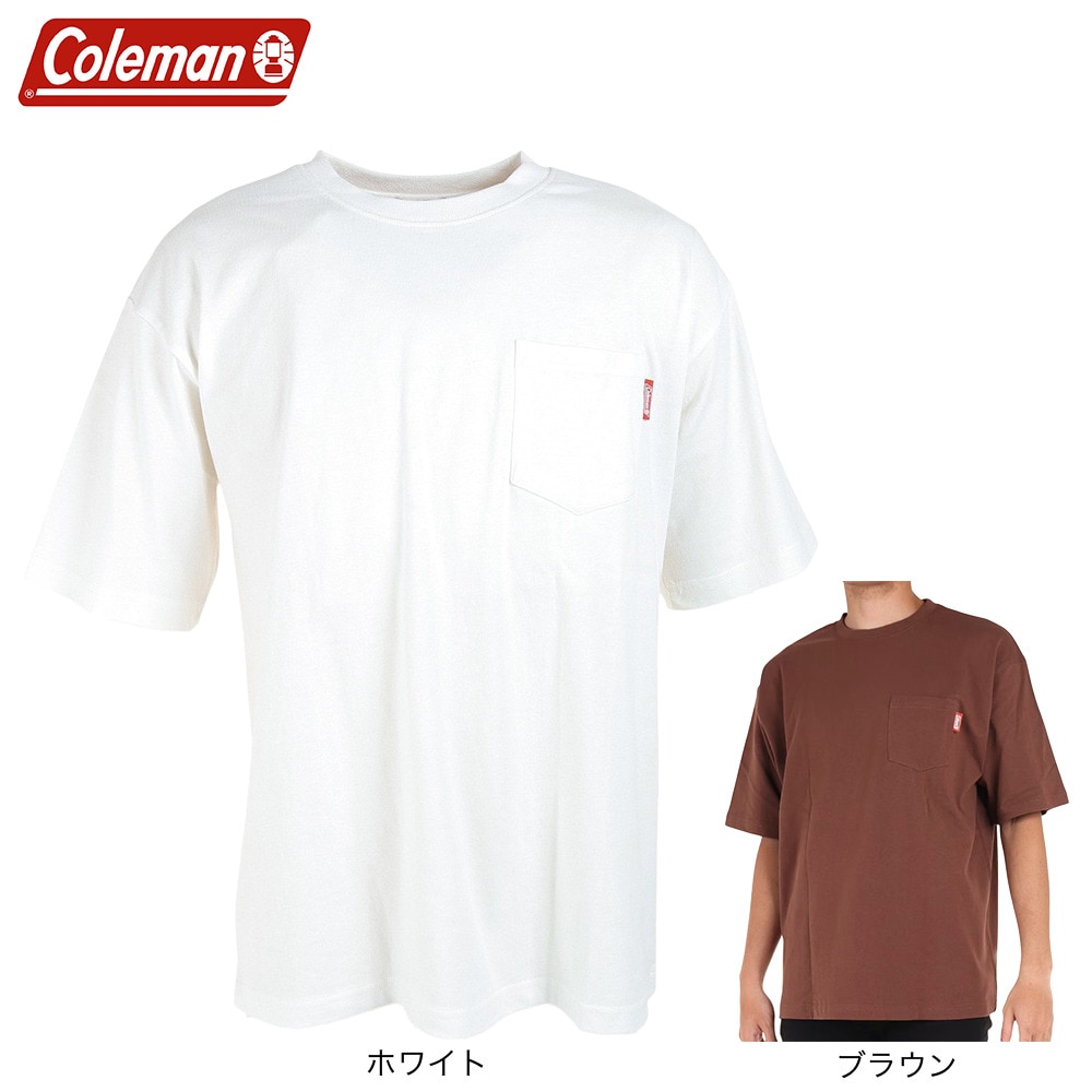 コールマン（Coleman）（メンズ）半袖Tシャツ ランタンプリントTシャツ X533GA WHT ホワイト