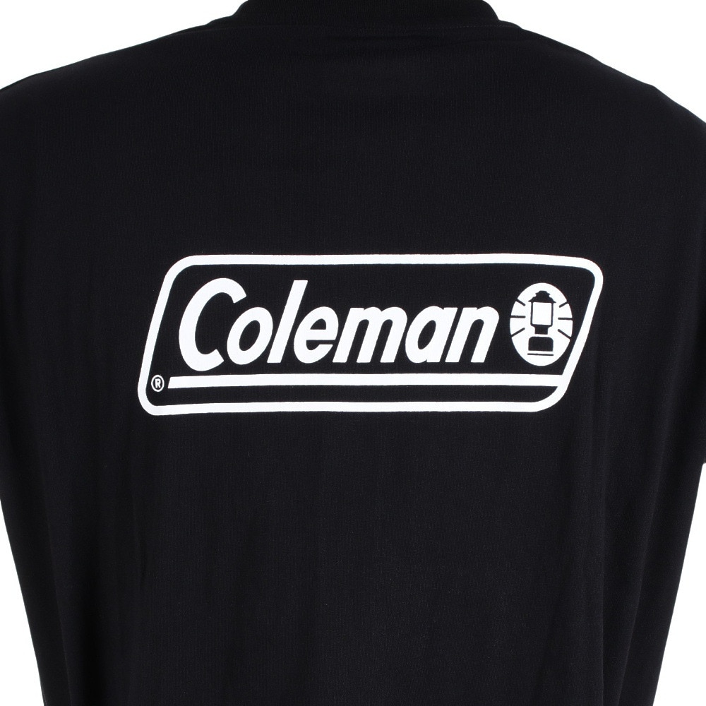 コールマン（Coleman）（メンズ）半袖Tシャツ 無地 布帛 ポケットTシャツ X533HA BLK ブラック