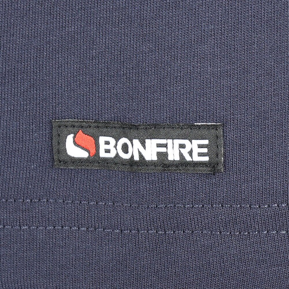 ボンファイア（Bonfire）（メンズ）Embroidery ポケット付き 半袖Tシャツ 50BNF3SCD2264 NVY ネイビー