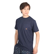 ボンファイア（Bonfire）（メンズ）Embroidery ポケット付き 半袖Tシャツ 50BNF3SCD2264 NVY ネイビー