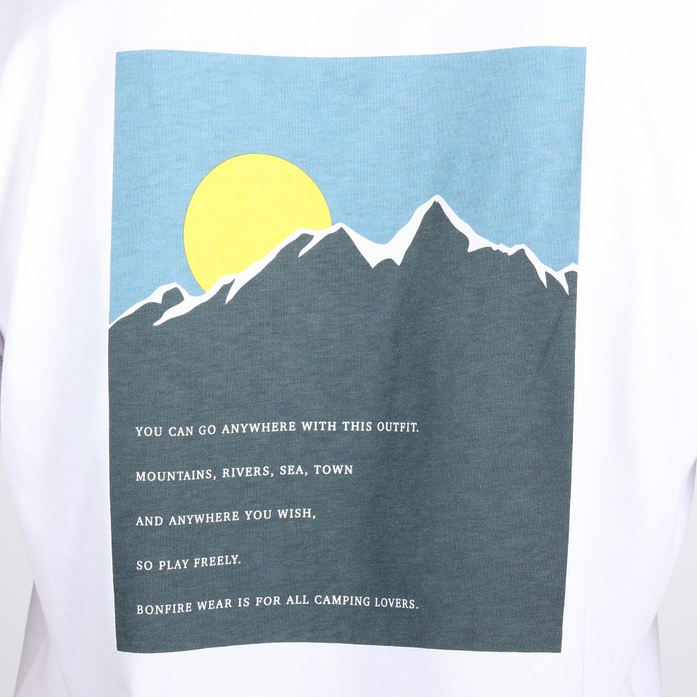 ボンファイア（Bonfire）（メンズ）Mountain 半袖Tシャツ 50BNF3SCD2265 WHT ホワイト