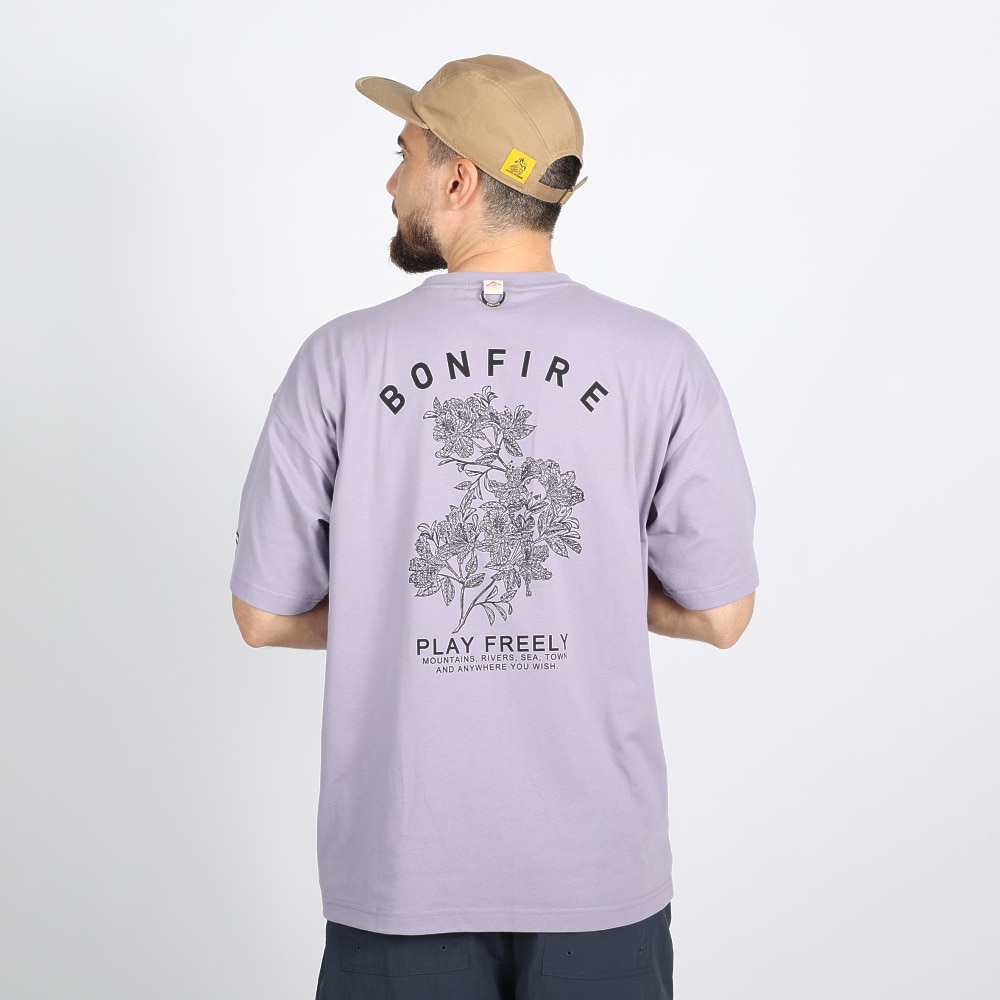 ボンファイア（Bonfire）（メンズ）AZALEA 半袖Tシャツ 50BNF3SCD2266 LVD ラベンダー