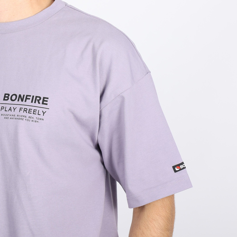 ボンファイア（Bonfire）（メンズ）AZALEA 半袖Tシャツ 50BNF3SCD2266 LVD ラベンダー