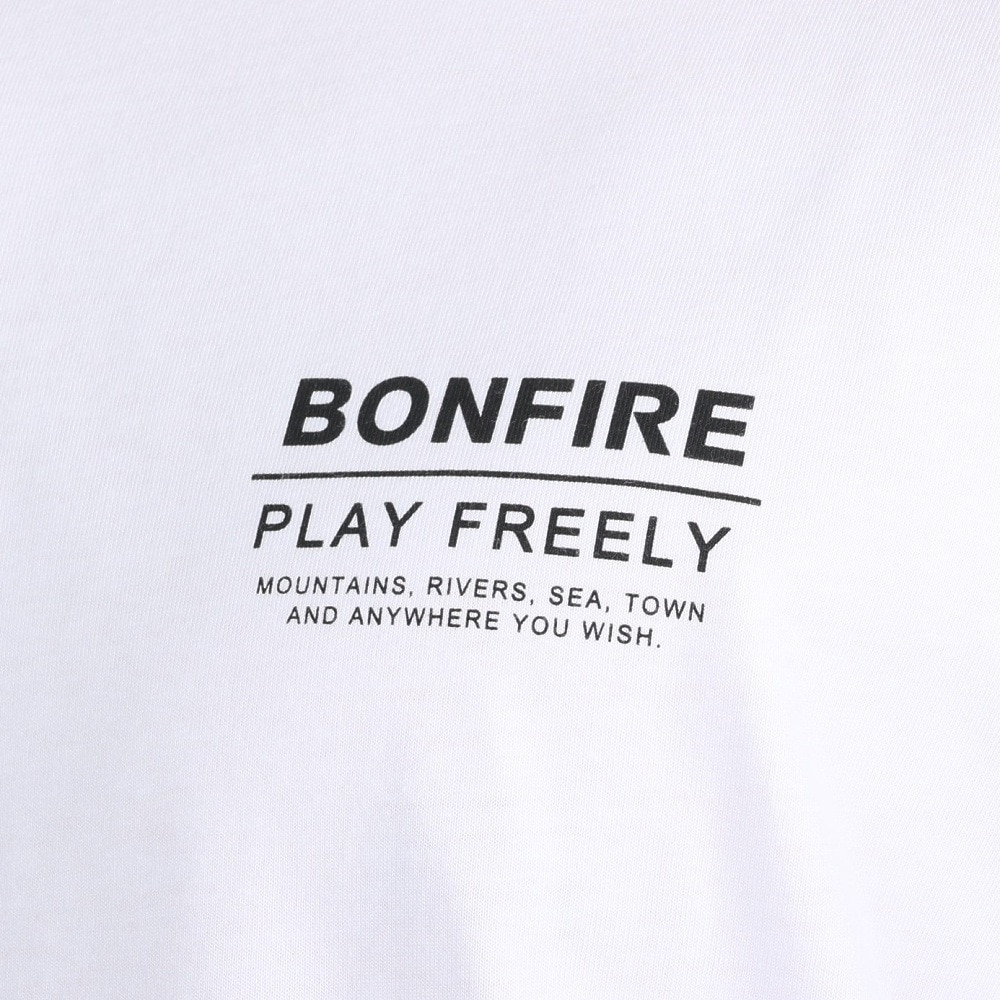 ボンファイア（Bonfire）（メンズ）AZALEA 半袖Tシャツ 50BNF3SCD2266 WHT ホワイト