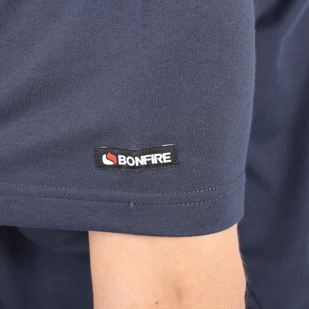 ボンファイア（Bonfire）（メンズ）Wave 半袖Tシャツ 50BNF3SCD2267 NVY ネイビー