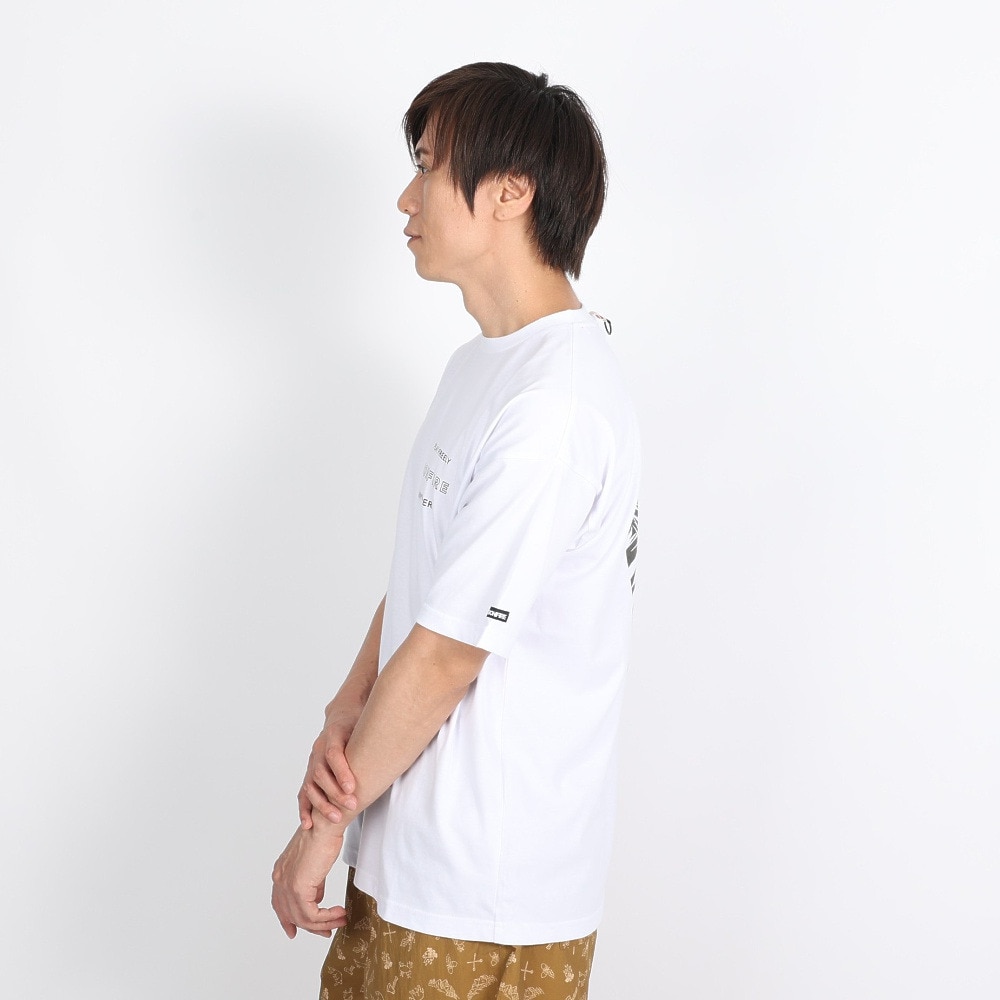 ボンファイア（Bonfire）（メンズ）Wave 半袖Tシャツ 50BNF3SCD2267 WHT ホワイト