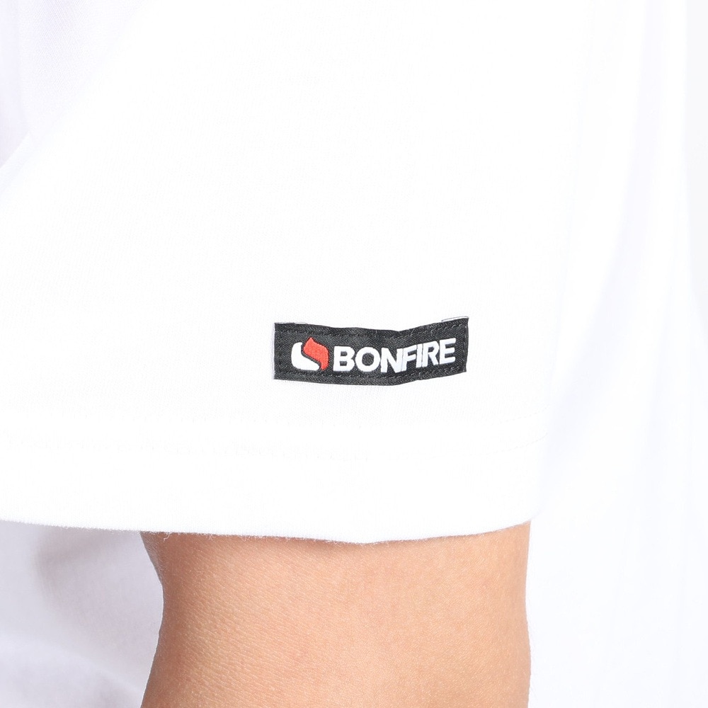 ボンファイア（Bonfire）（メンズ）Wave 半袖Tシャツ 50BNF3SCD2267 WHT ホワイト