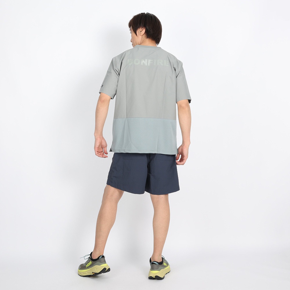 ボンファイア（Bonfire）（メンズ）BACKMESH 半袖Tシャツ 20BNF3SEG2279 GRY グレー