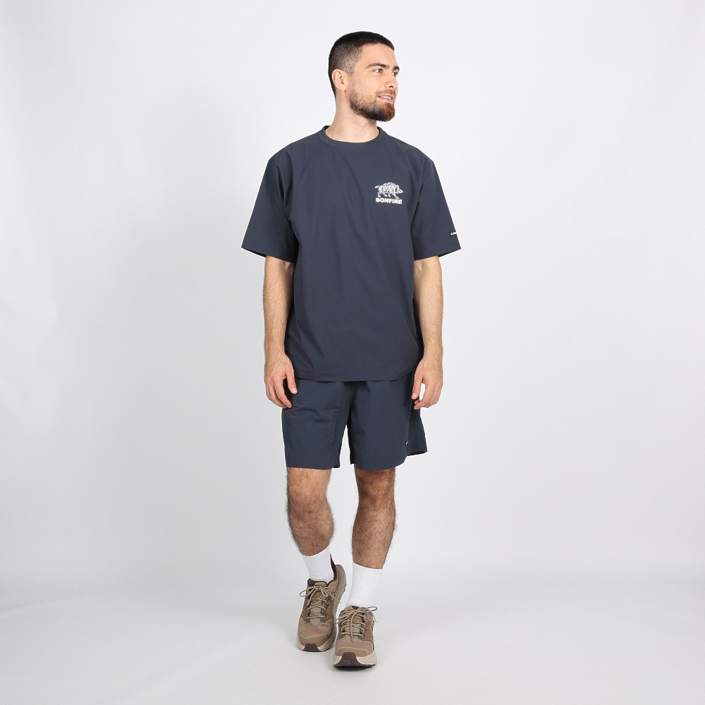 ボンファイア（Bonfire）（メンズ）BACKMESH 半袖Tシャツ 20BNF3SEG2279 NVY ネイビー