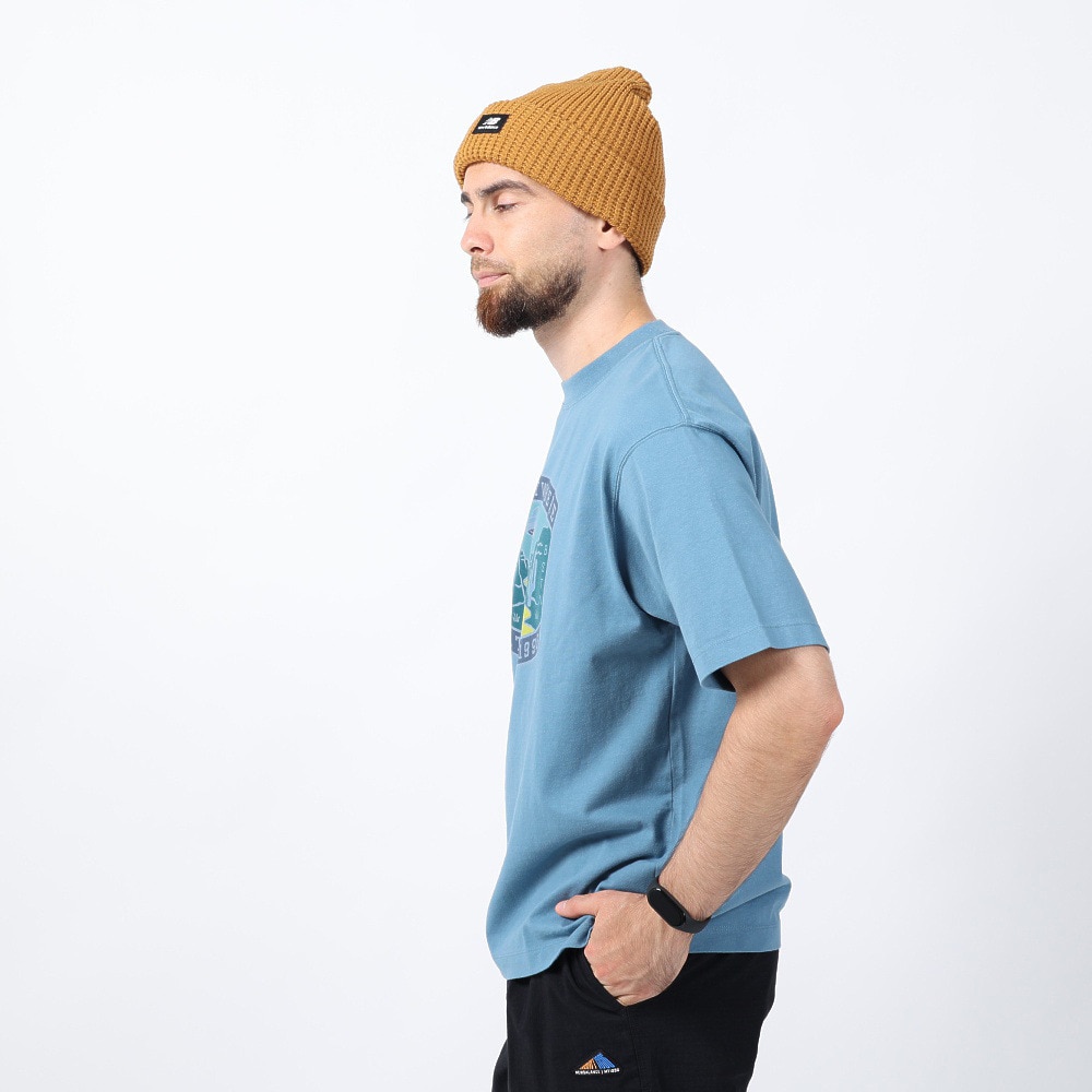 ニューバランス（new balance）（メンズ）半袖Tシャツ MT1996 グラフィックTシャツ AMT35013-SGD ブル―
