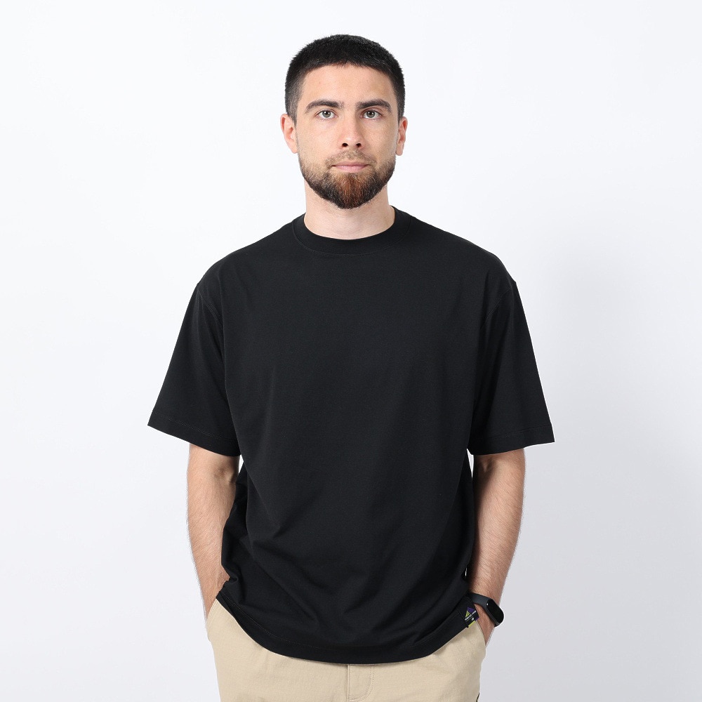 ニューバランス（new balance）（メンズ）ラッシュガード 半袖 Tシャツ 速乾 UVカット 紫外線対策 MT1996 AMT35016BK